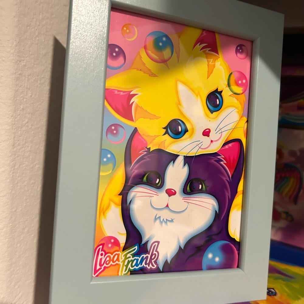 Lisa Frank Handmade Frame
